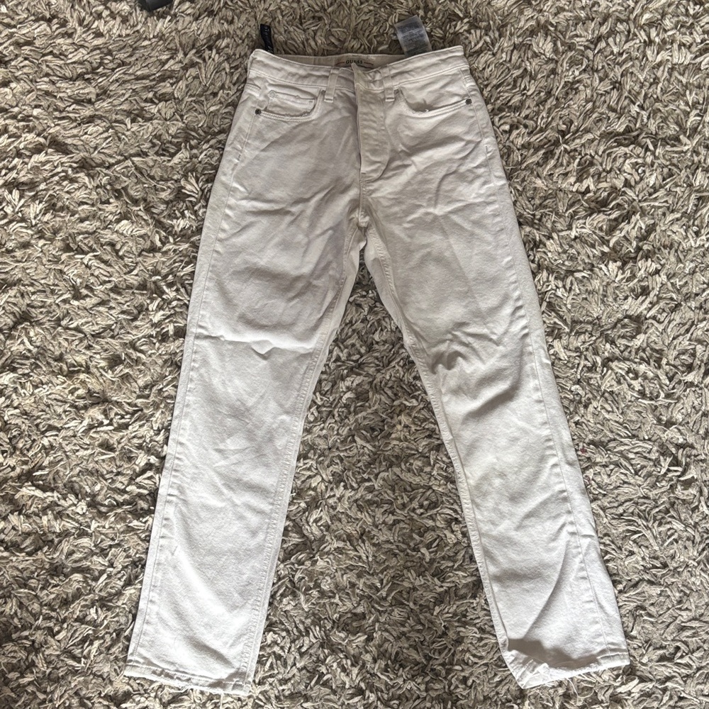 Guess Ivory Denim Jeans